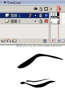 Flash制作卡通人物眨眼動(dòng)畫的方法,PS教程,思緣教程網(wǎng)