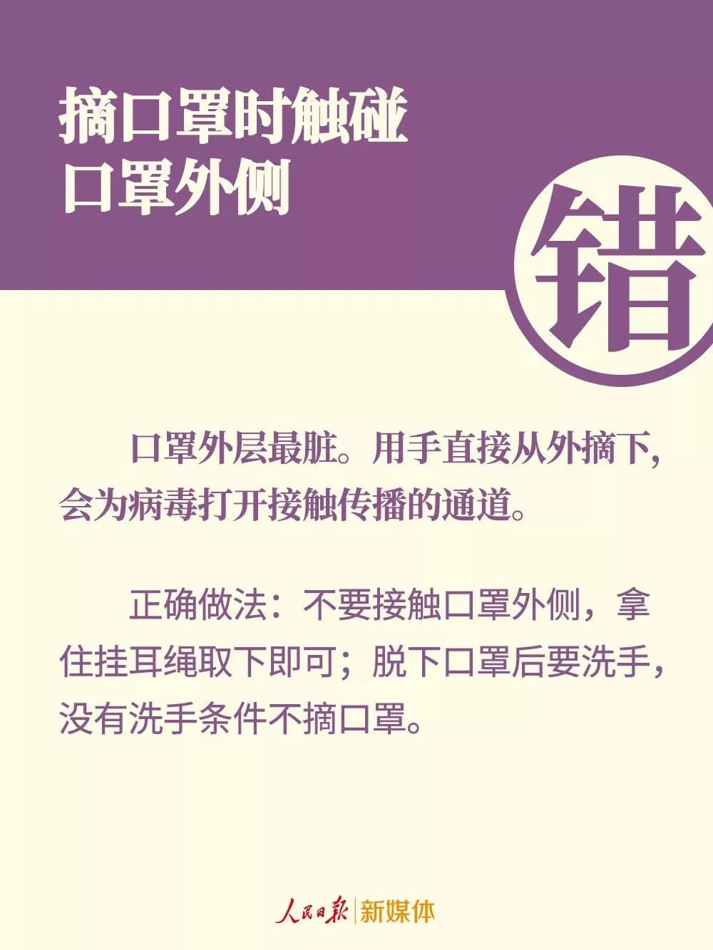 口罩的錯(cuò)誤戴法：摘口罩時(shí)觸碰口罩外側(cè).jpg