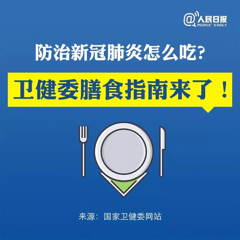 防治新型冠狀病毒感染肺炎怎么吃？衛(wèi)健委膳食指南來了！.jpg