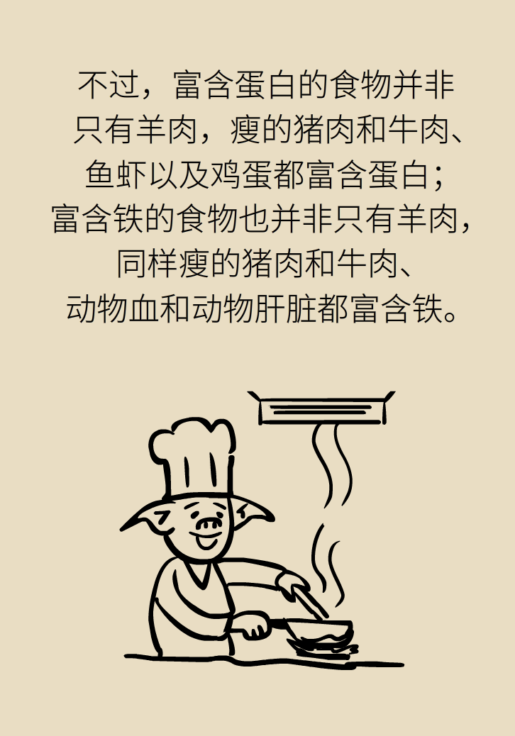 吃羊肉可以補鐵嗎？