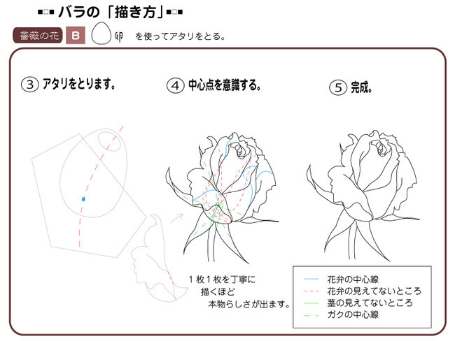 各種花的簡單畫法，一步一步教你畫鮮花