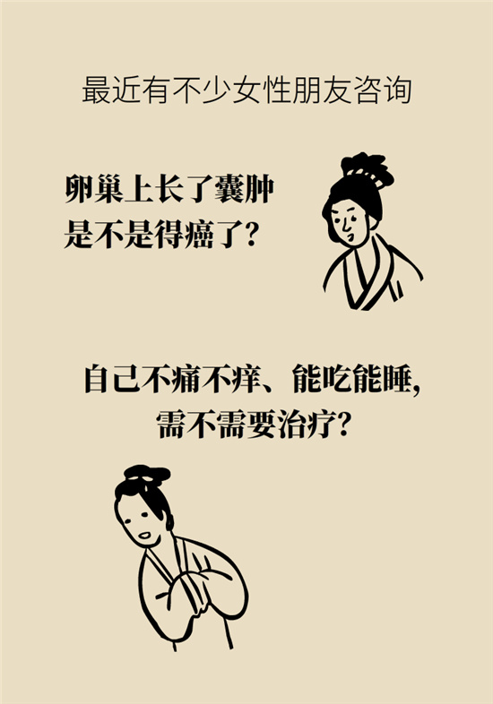 卵巢囊腫科普動漫：卵巢囊腫是腫瘤嗎？要學(xué)會這樣區(qū)分