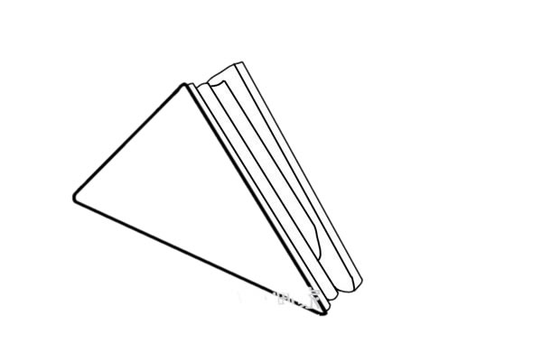 三明治簡筆畫簡單又漂亮 三明治簡筆畫圖片彩色