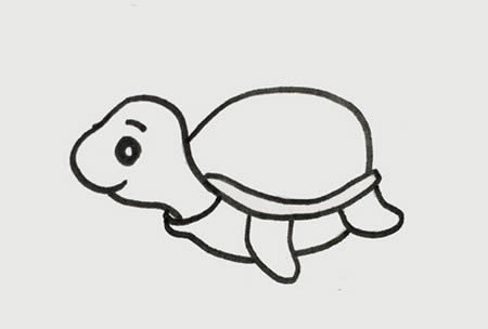海龜怎么畫(huà)簡(jiǎn)筆畫(huà)步驟圖片-兒童簡(jiǎn)筆畫(huà)烏龜?shù)漠?huà)法